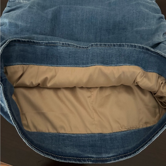 Retrofête Blue Ruched Denim Mini Skirt – Size S – NWOT - Picture 7 of 7